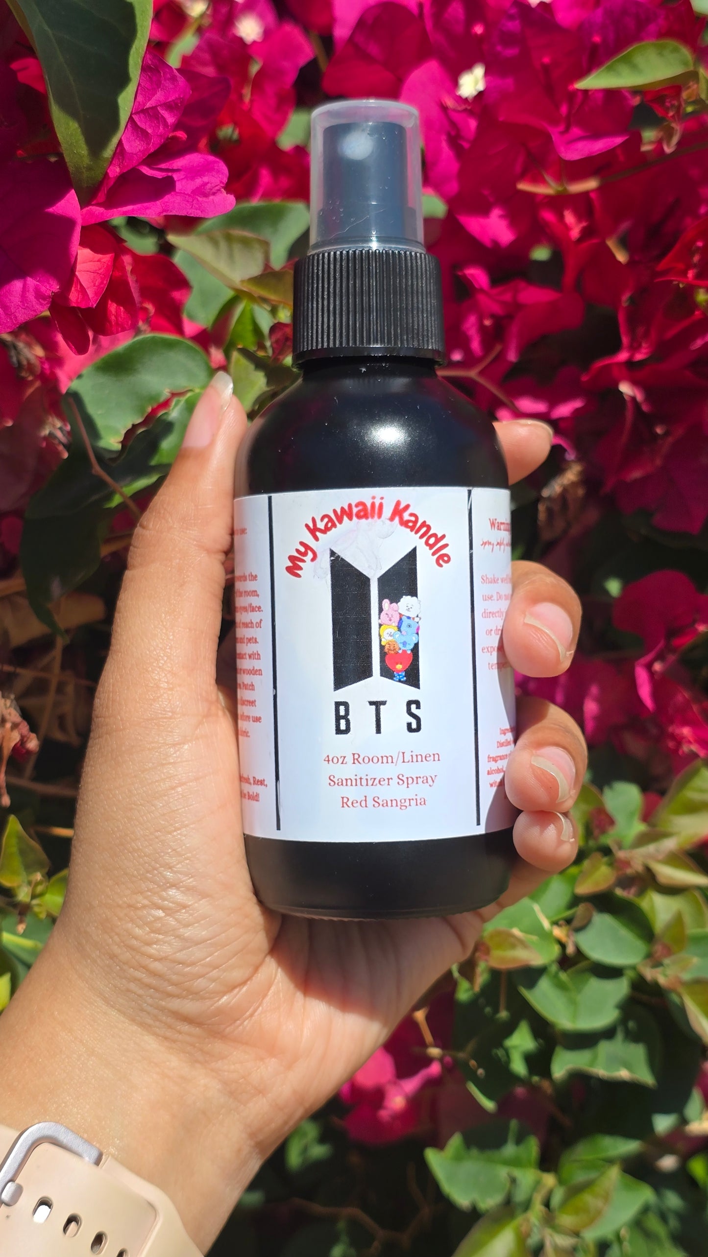 4oz Room, Linen, Sanitizer Spray
